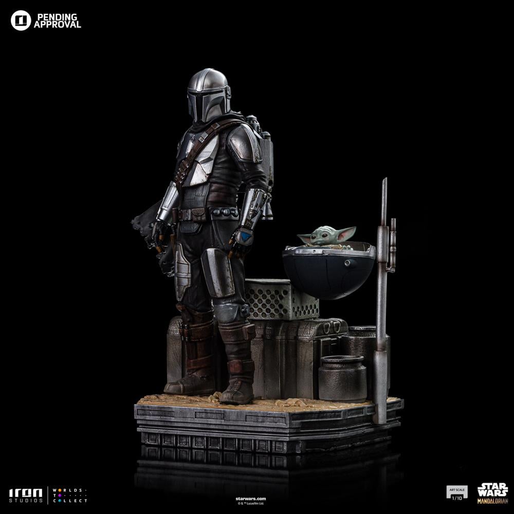 THE MANDALORIAN - Djin Djarin & Grogu -Statuette Art Scale 1/10 21.3cm - 3