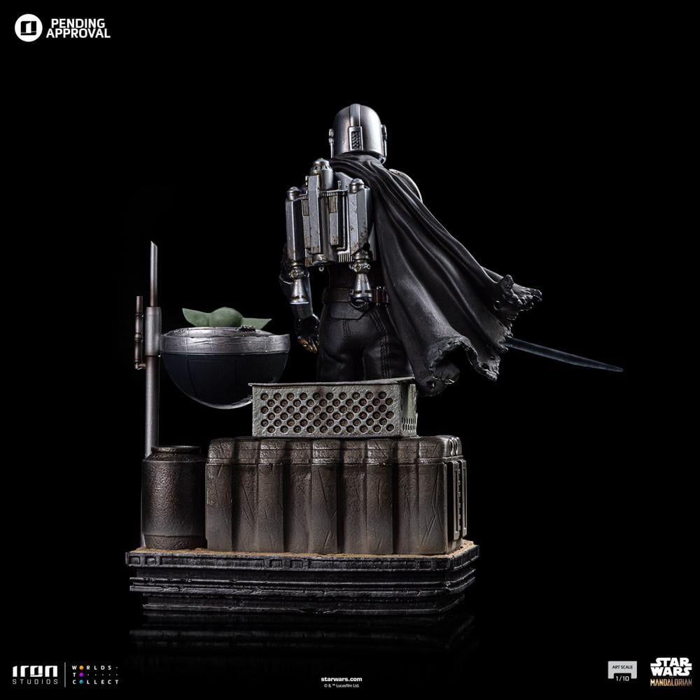 THE MANDALORIAN - Djin Djarin & Grogu -Statuette Art Scale 1/10 21.3cm - 4