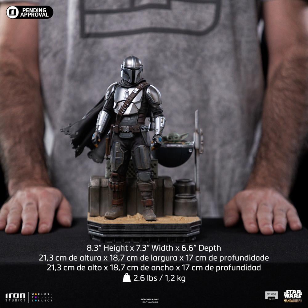 THE MANDALORIAN - Djin Djarin & Grogu -Statuette Art Scale 1/10 21.3cm - 6