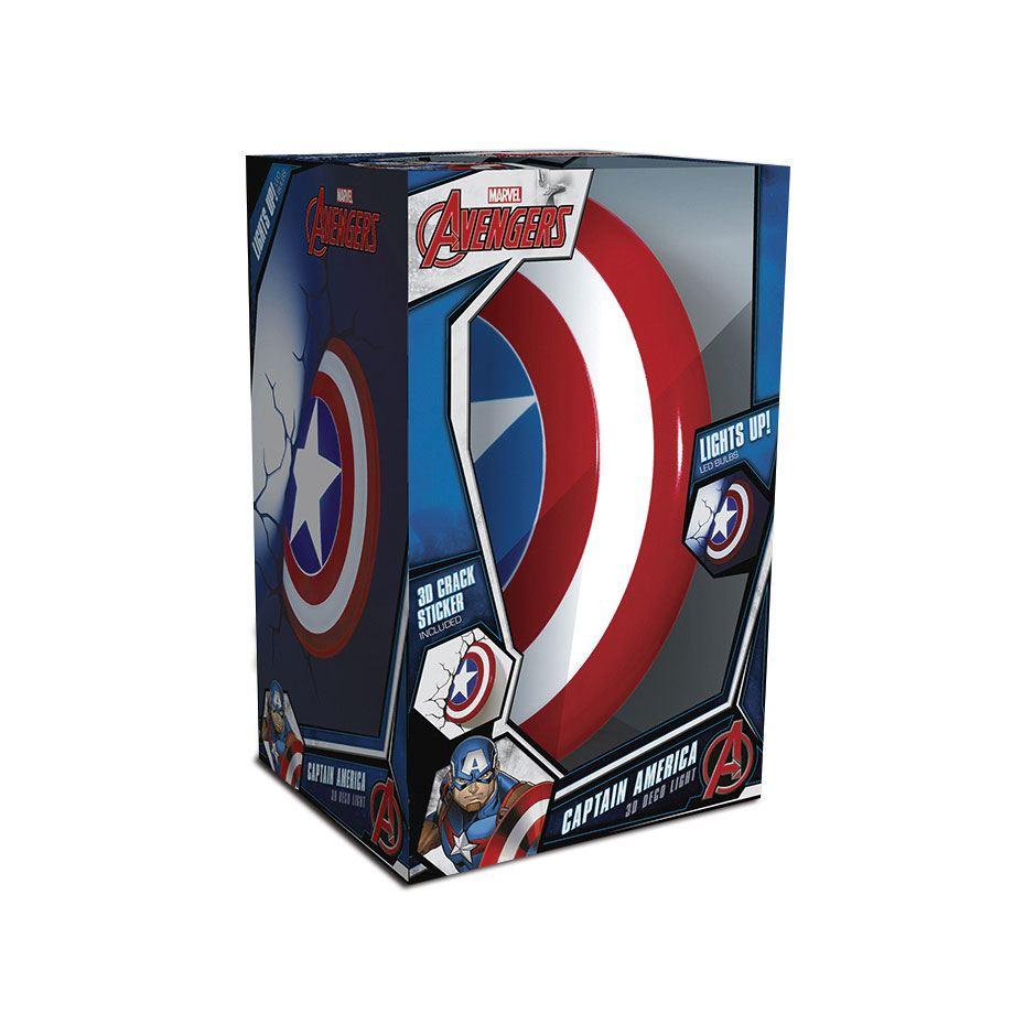 MARVEL - 3D Deco Light - CAPTAIN AMERICA SHIELD - 2