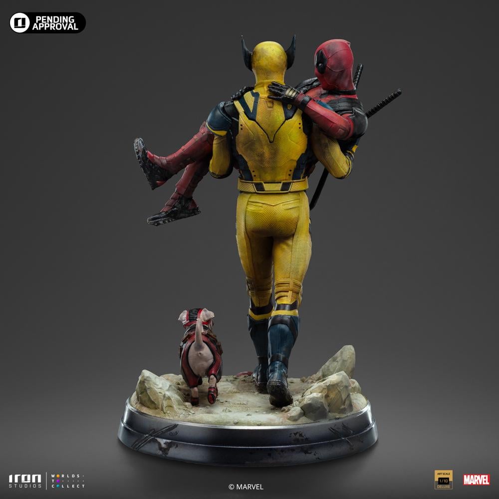 MARVEL - Deadpool et Wolverine -Statuette Art Scale 1/10 Deluxe 21.5cm - 2