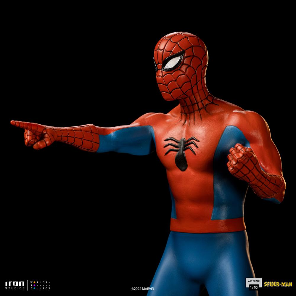 MARVEL - Spider-Man 60s (Série Animé) - Statuette ArtScale 1/10 21cm - 4