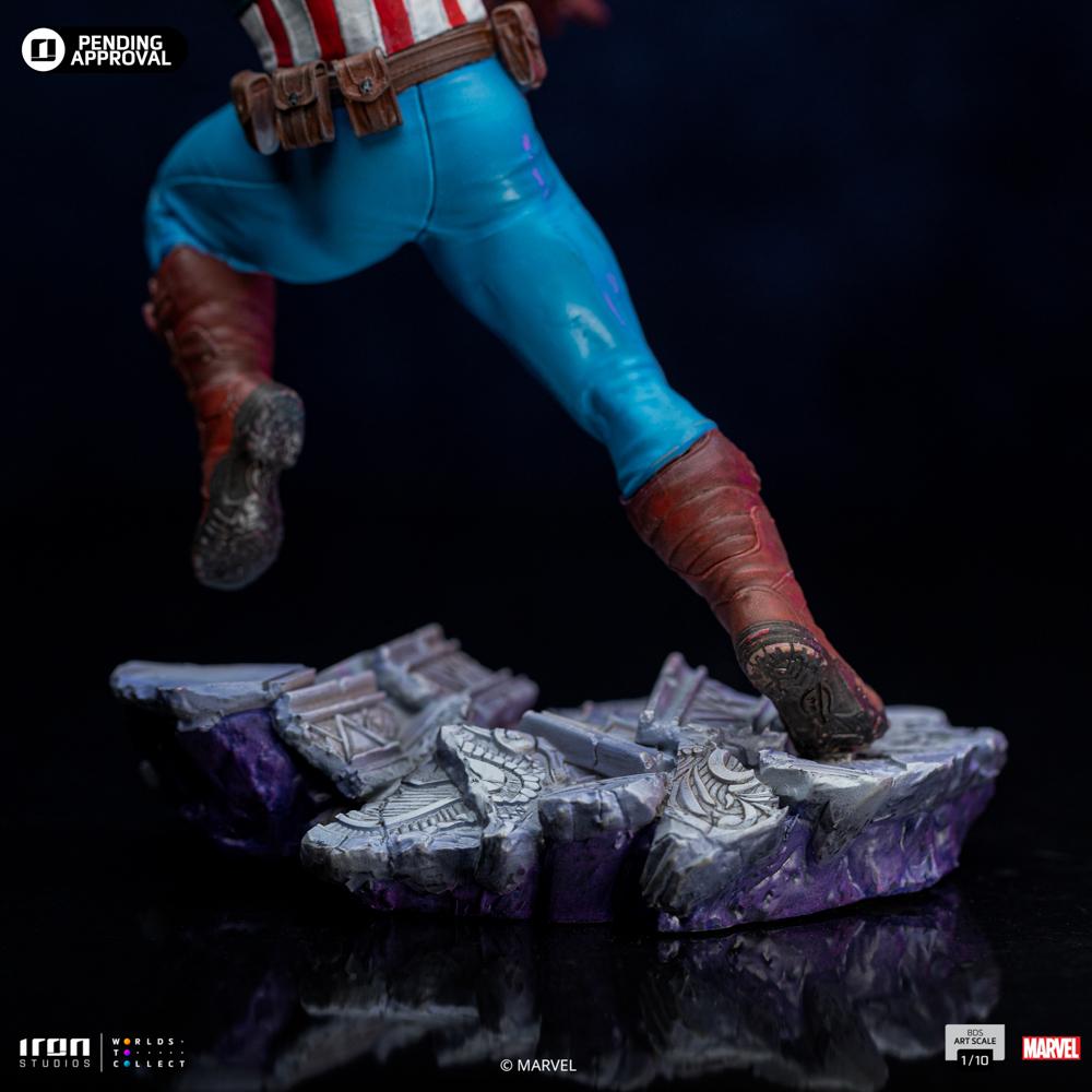 MARVEL - Captain America - Statue BDS Art Scale 1/10 22cm - 5
