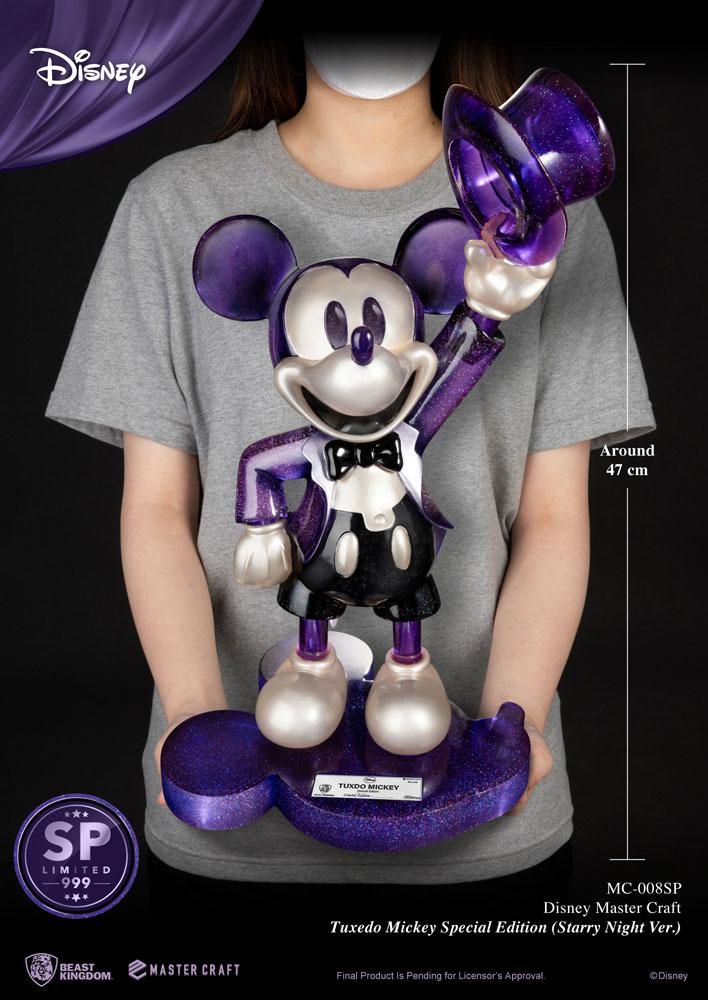 DISNEY - Tuxedo Mickey Sp. Ed. Starry Night - Statue Master Craft 47cm - 6
