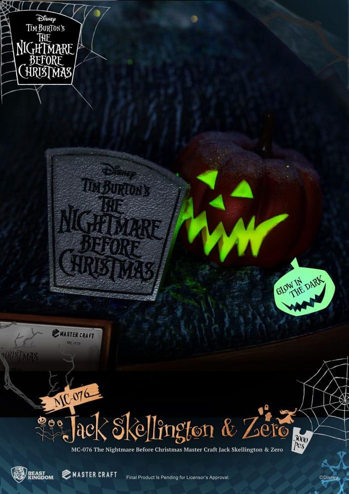 NBX - Jack Skellington & Zero - Statuette Master Craft 39cm - 5