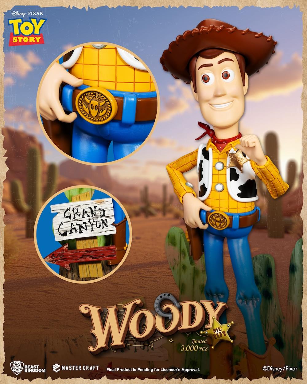 TOY STORY - Sheriff Woody - Statue Master Craft 44cm - 5
