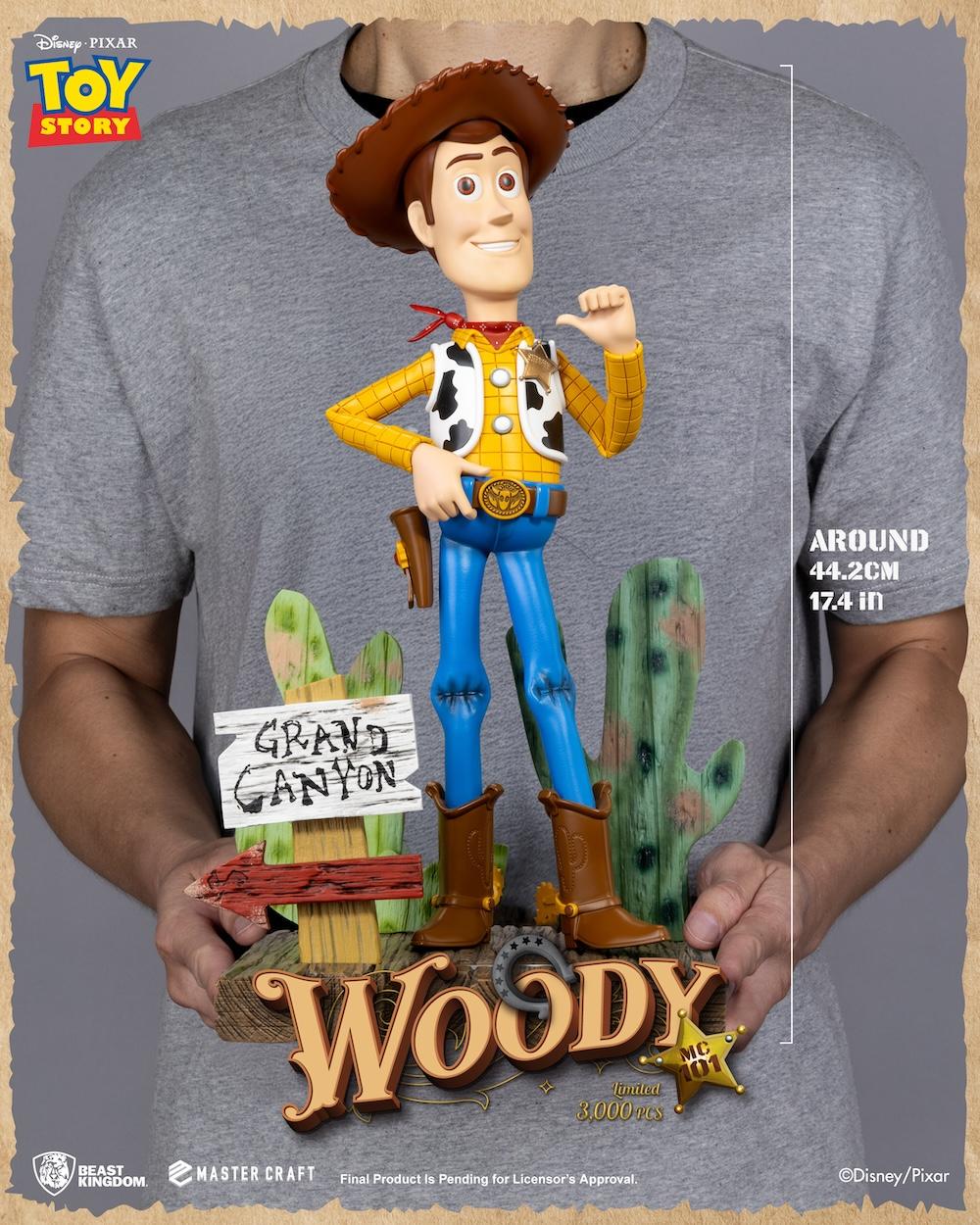 TOY STORY - Sheriff Woody - Statue Master Craft 44cm - 6