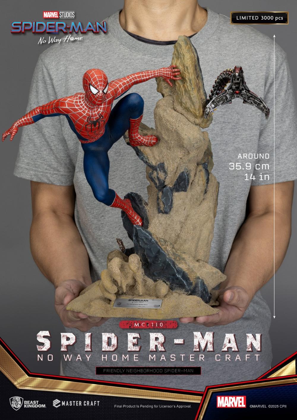 MARVEL - Friendly Neighborhood Spider-Man - Statue Master Craft 36cm - 6