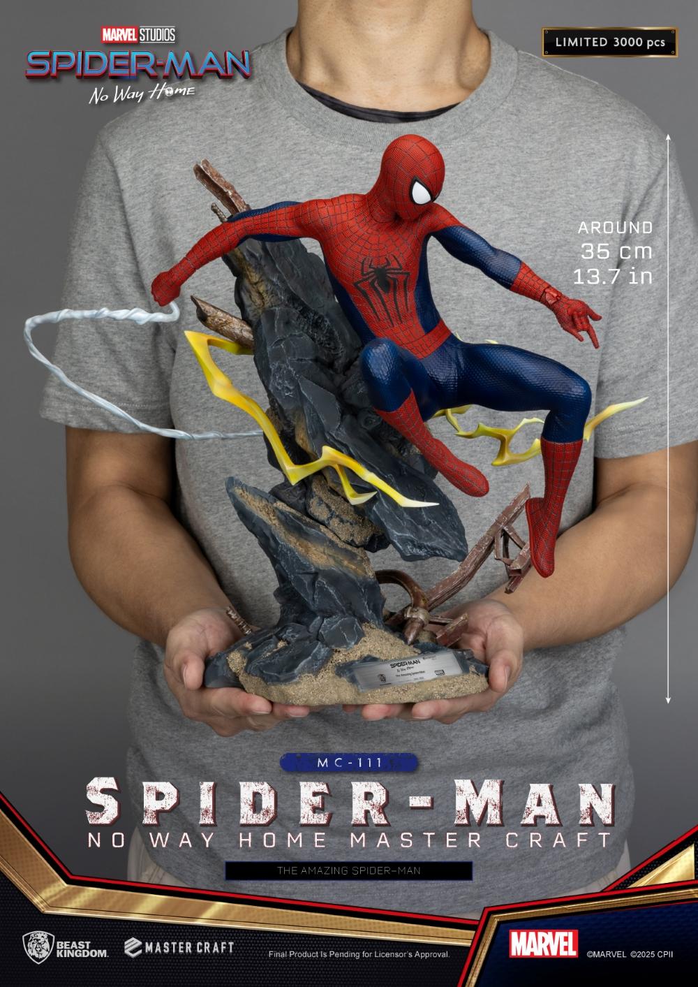 MARVEL - The Amazing Spider-Man - Statue Master Craft 35cm - 6