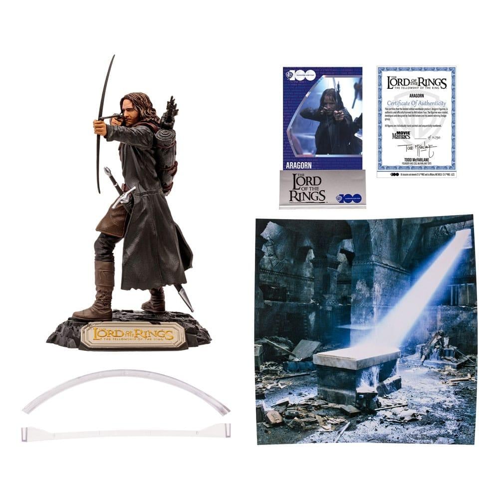 LE SEIGNEUR DES ANNEAUX - Aragorn - Figurine Movie Maniacs 15cm - 6