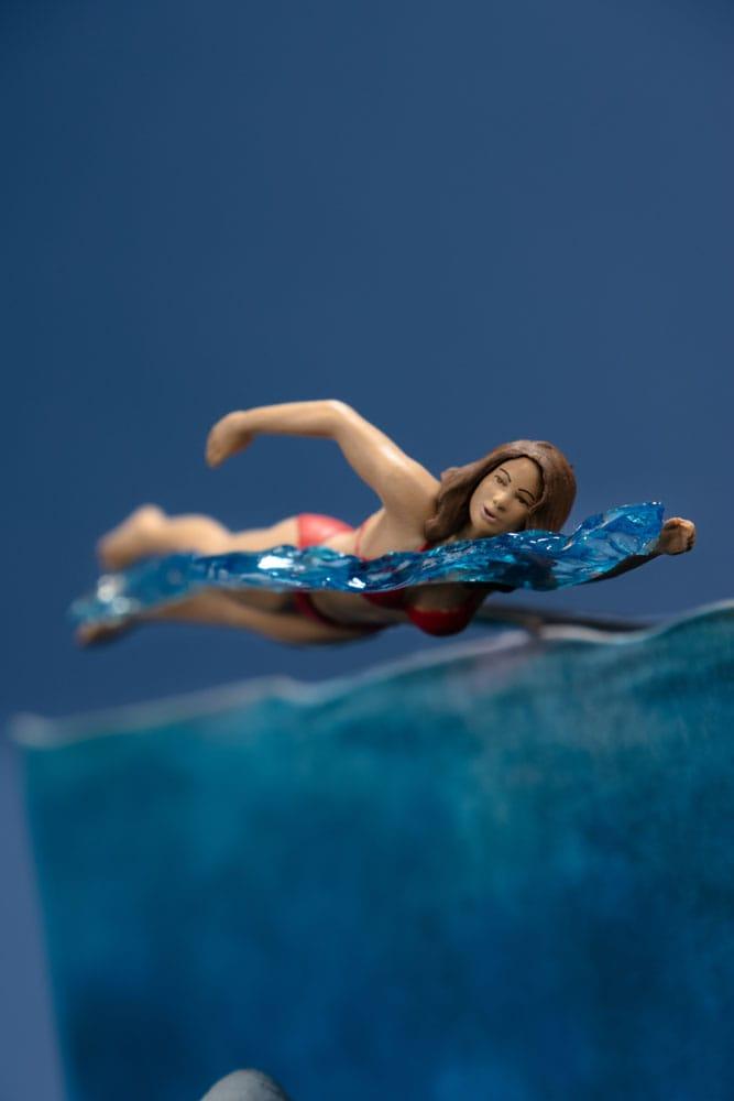 LES DENTS DE LA MER - 50eme Anniversaire - Figurine Movie Maniacs 16cm - 6