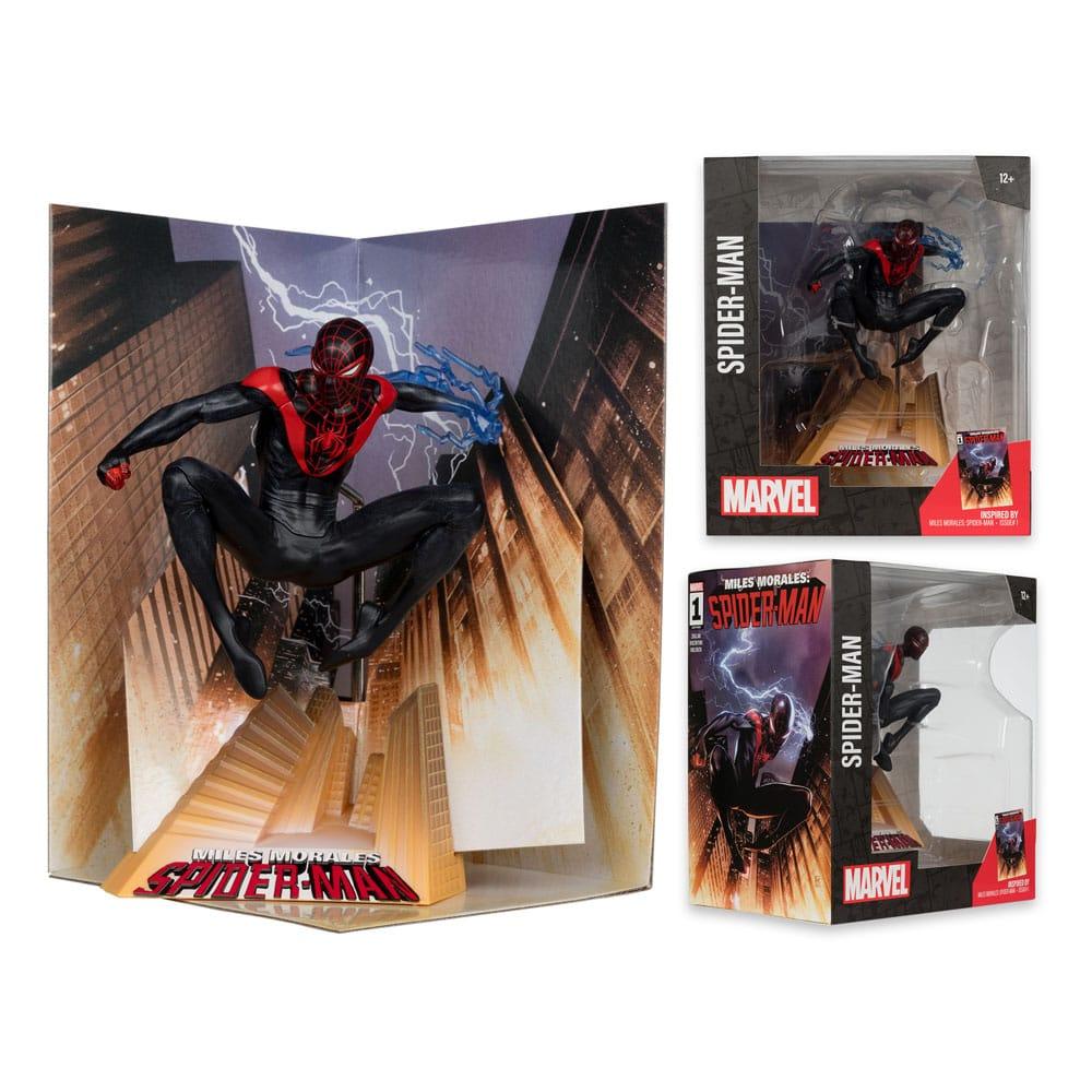 MARVEL - Spider-Man (Miles Morales : Spider-Man #1) - Statuette 13cm - 4