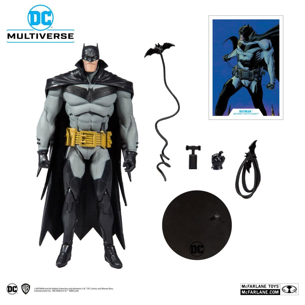 DC MULTIVERSE - White Knight Batman - Figurine articulée 18cm - 6