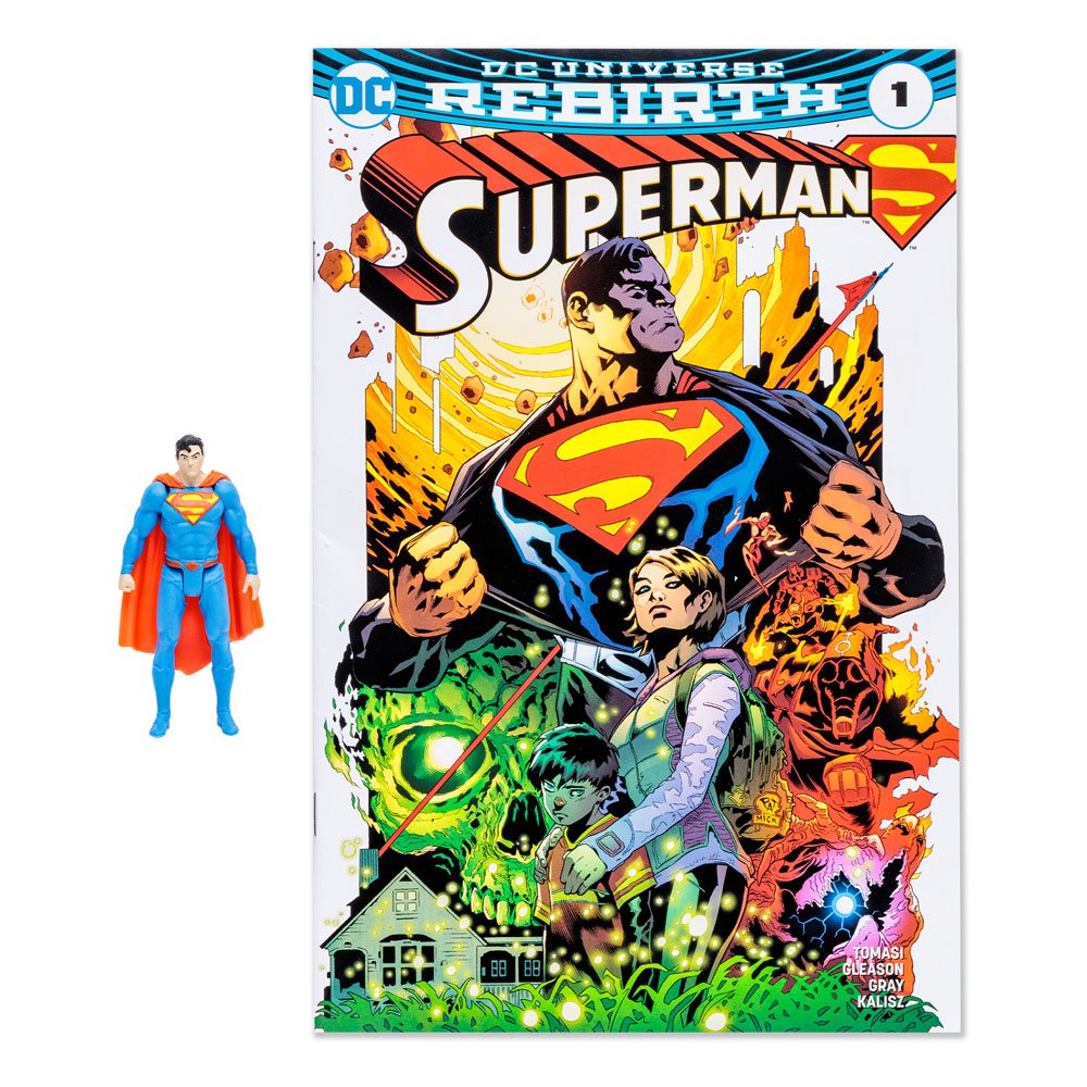 DC - Superman - Figure Page Punchers 8cm et Comic 
