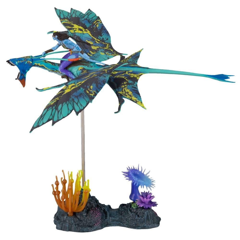 AVATAR LA VOIE DE L'EAU - Large Banshee Rider Neytiri -Figurine Deluxe - 6