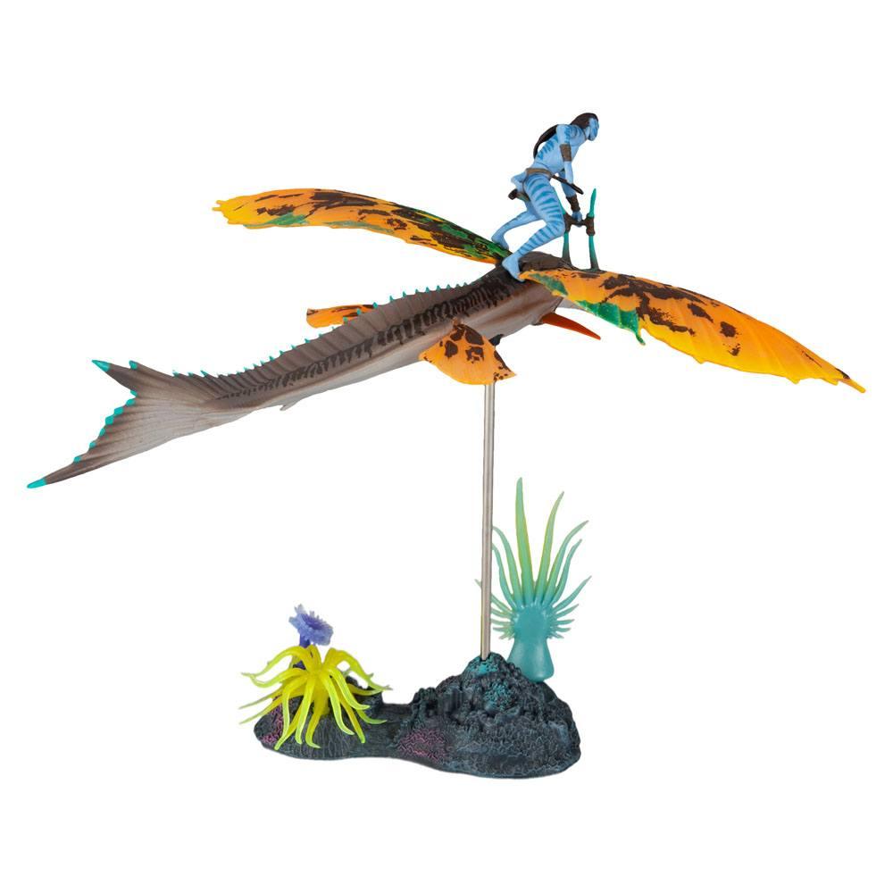 AVATAR LA VOIE DE L'EAU - Large Jake Sully & Skimwing -Figurine Deluxe - 4