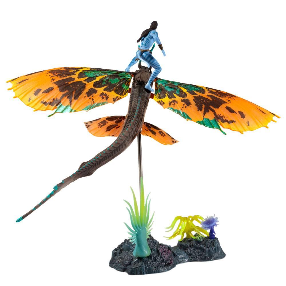 AVATAR LA VOIE DE L'EAU - Large Jake Sully & Skimwing -Figurine Deluxe - 5