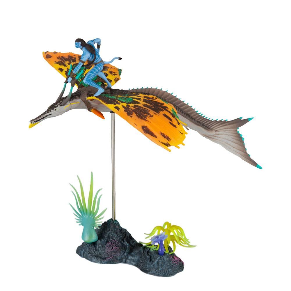 AVATAR LA VOIE DE L'EAU - Large Jake Sully & Skimwing -Figurine Deluxe - 6