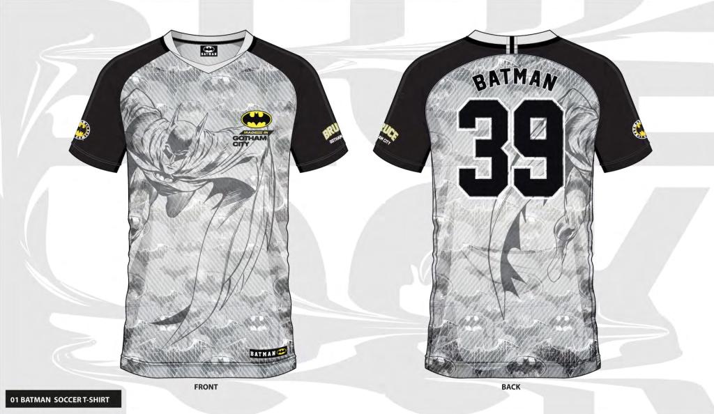 BATMAN Batman 39 Soccer Jersey Men (XXL) T