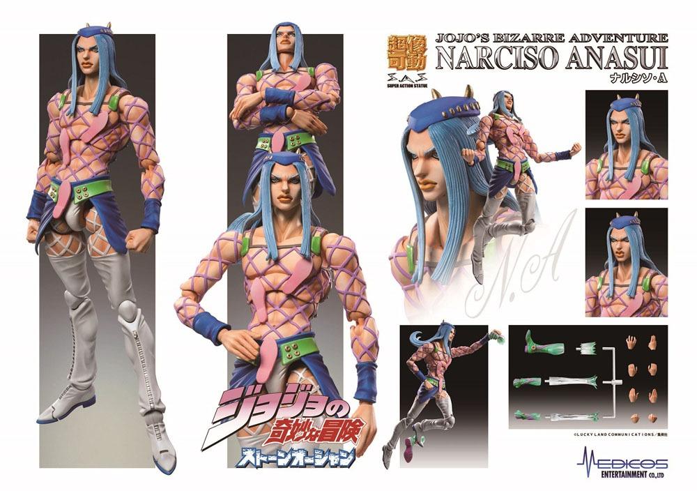 JOJO PART 6 - Narciso A. - Fig. Super Action Chozokado 15cm - 6