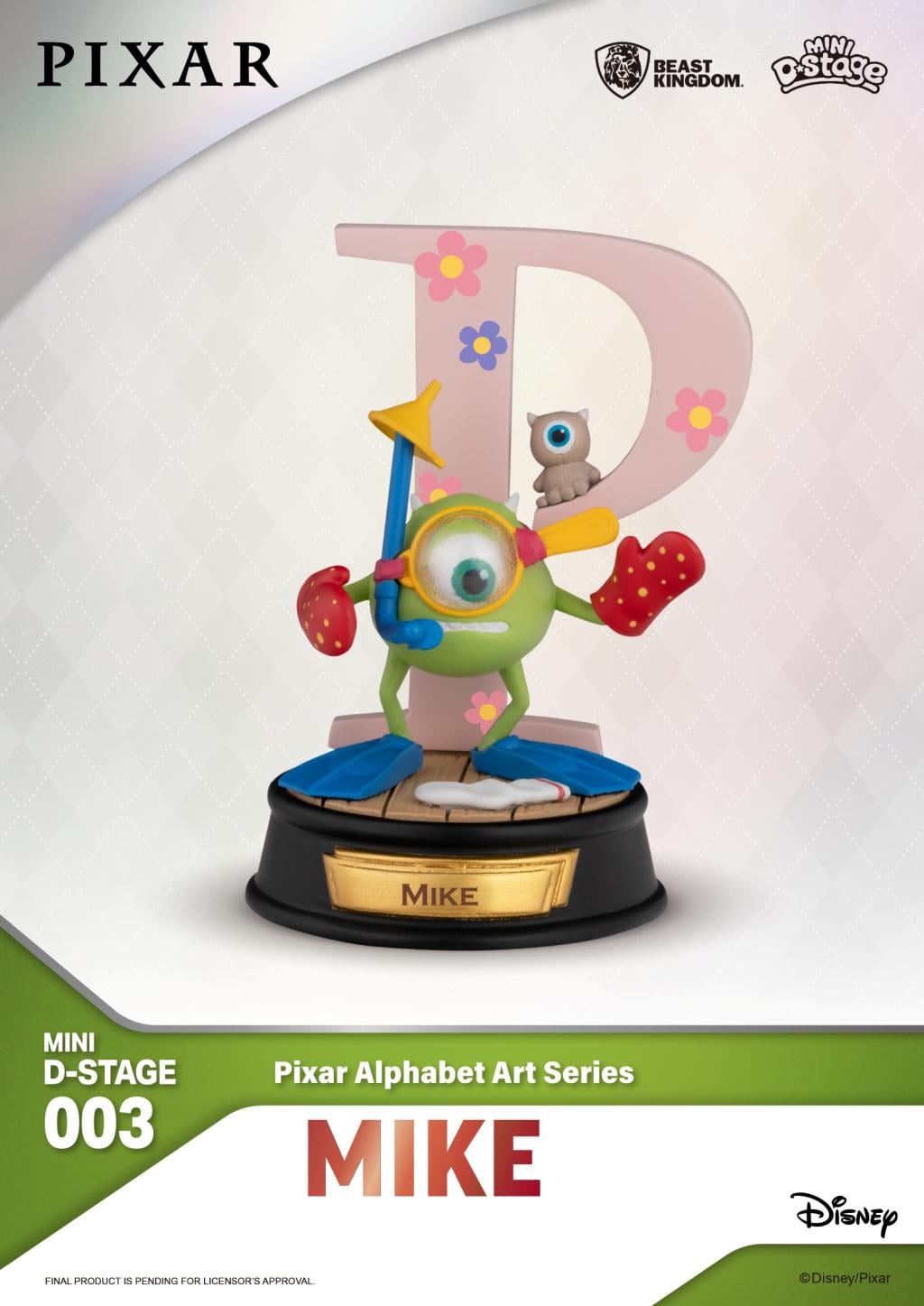 DISNEY 100TH - Pixar Alphabet Art - Pack 6 Diorama Stage 10cm - 2