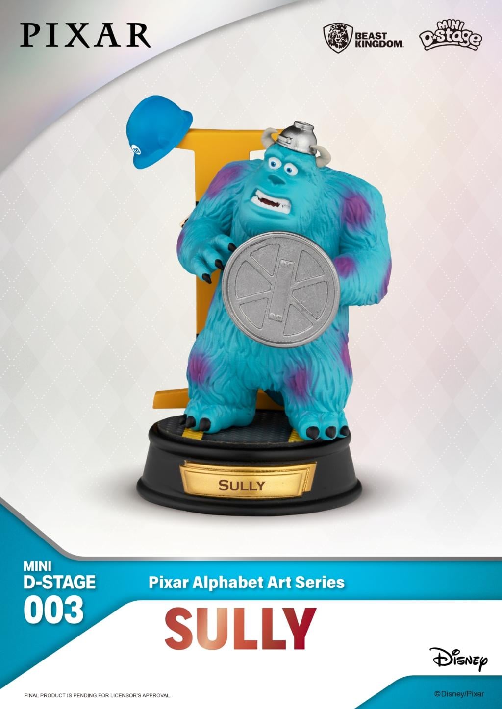 DISNEY 100TH - Pixar Alphabet Art - Pack 6 Diorama Stage 10cm - 3