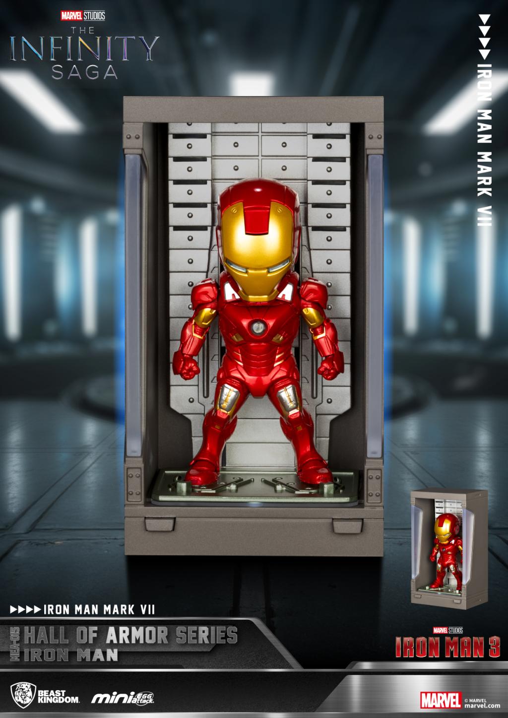 IRON MAN - Hall of Armor Series - 6 Figure set 8cm - 2
