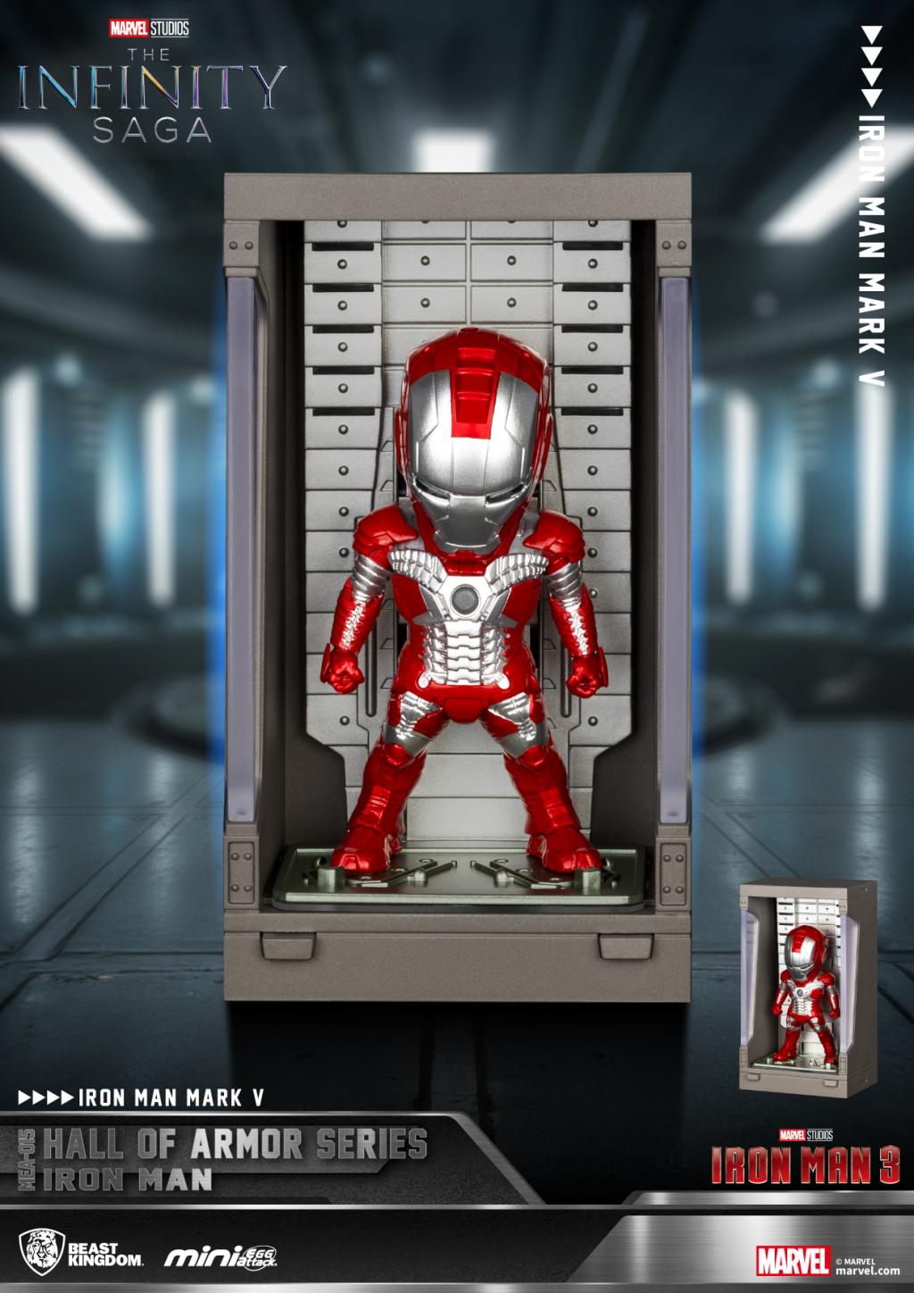 IRON MAN - Hall of Armor Series - 6 Figure set 8cm - 4
