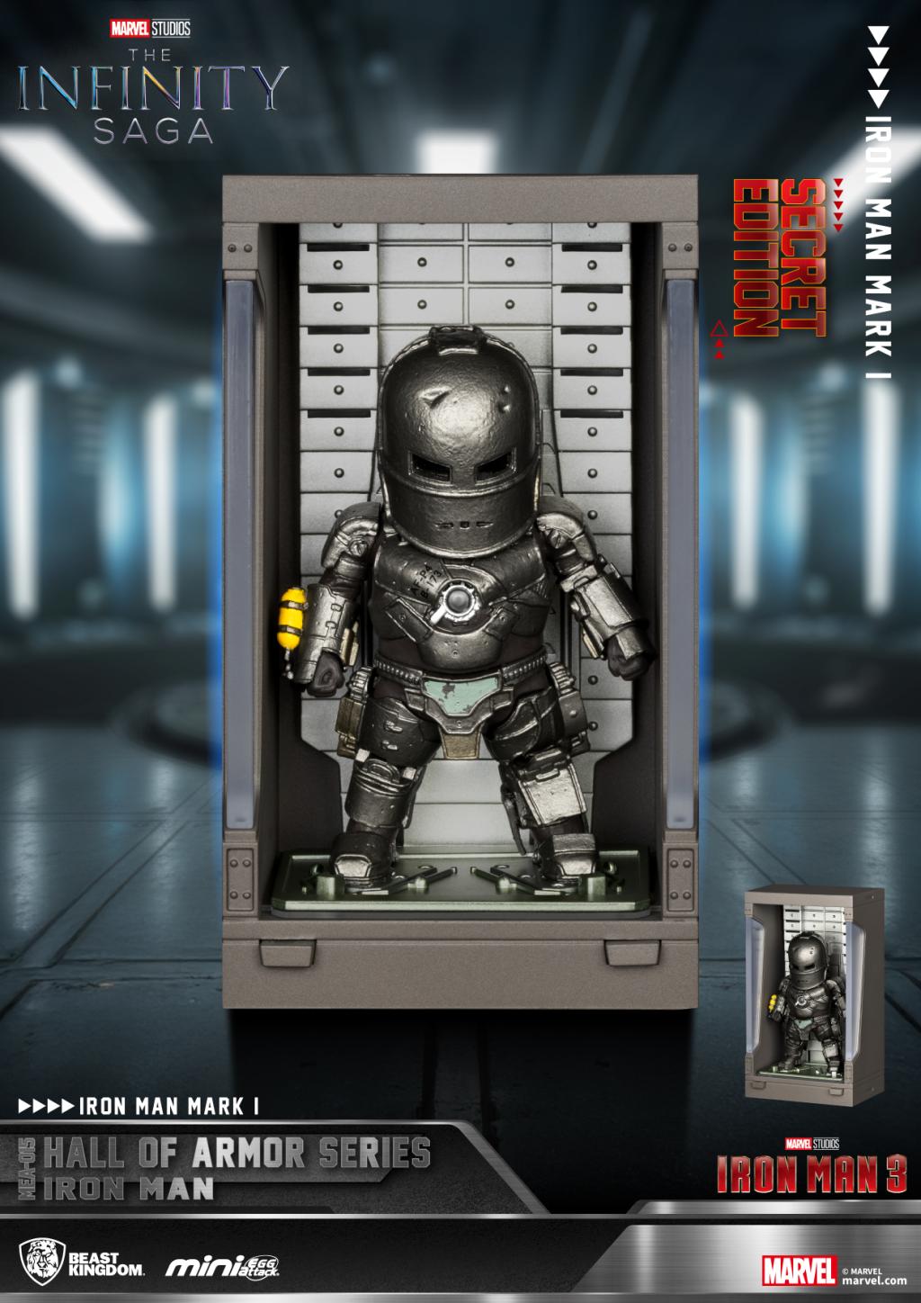 IRON MAN - Hall of Armor Series - 6 Figure set 8cm - 6