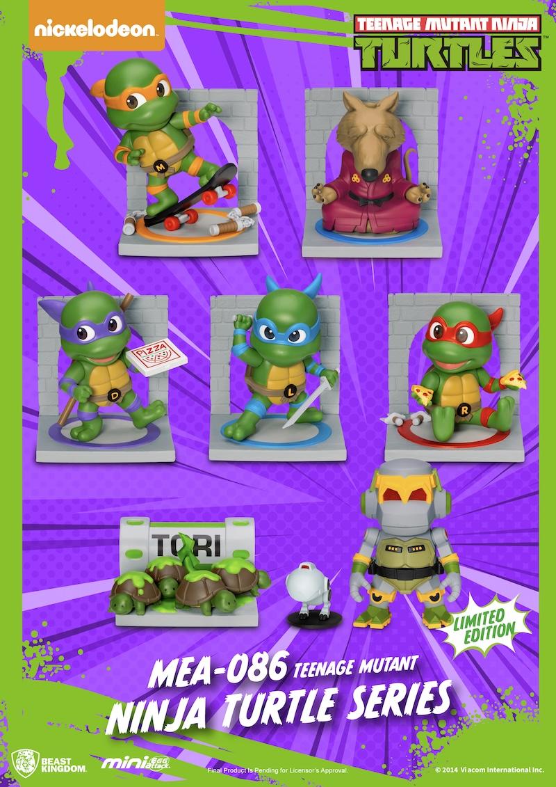 TEENAGE MUTANT NINJA TURTLE - Set 6 Figurine Blind Box 8cm - 2