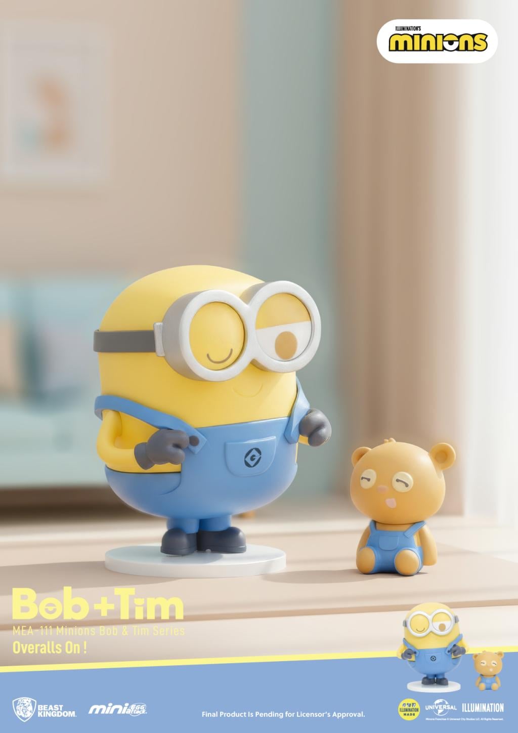 MINIONS - Bob & Tim Series - Blind Box Set 6 Figure 6.3cm - 2