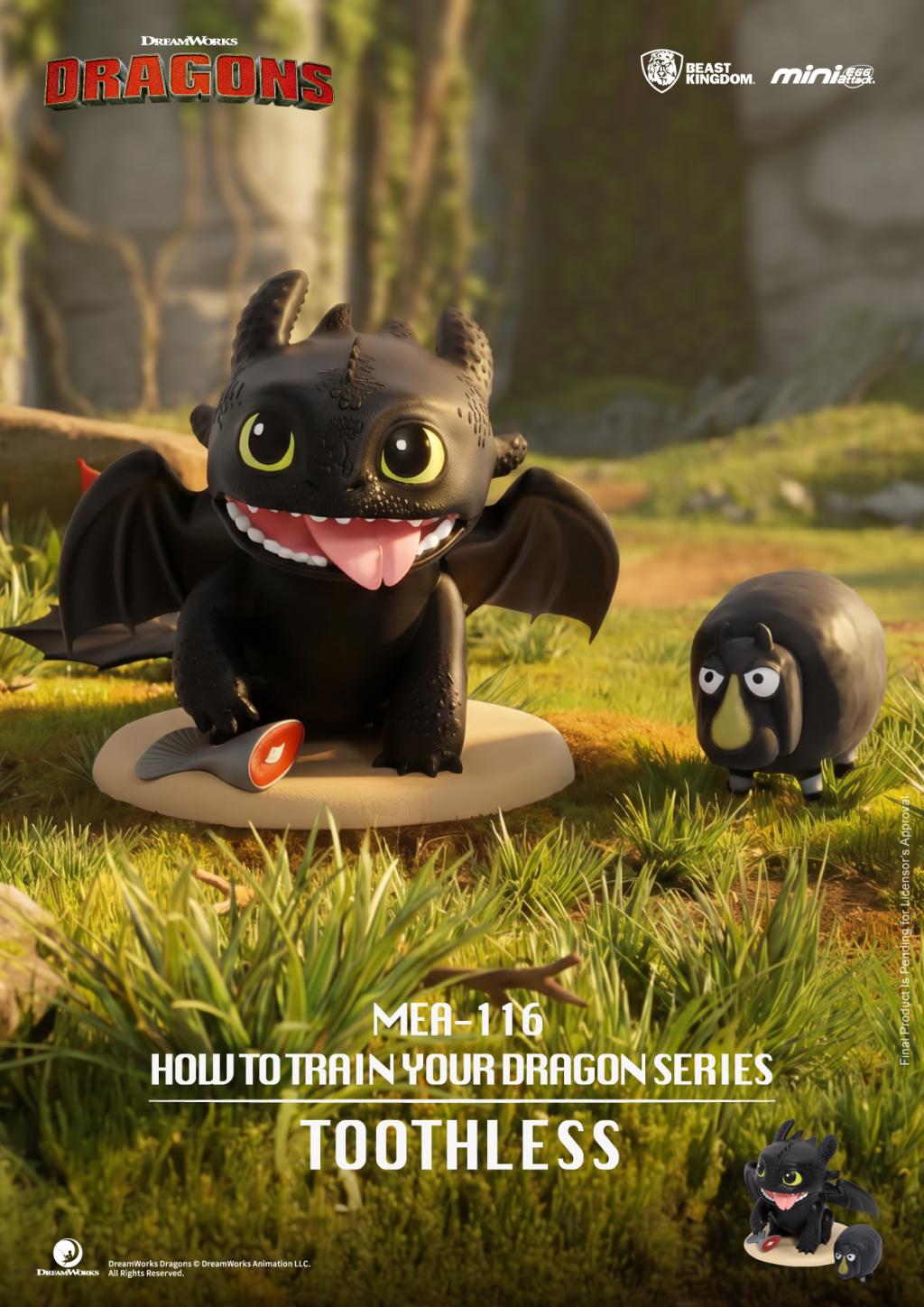 DRAGON - Set 6 Figurine 8.9cm - 2
