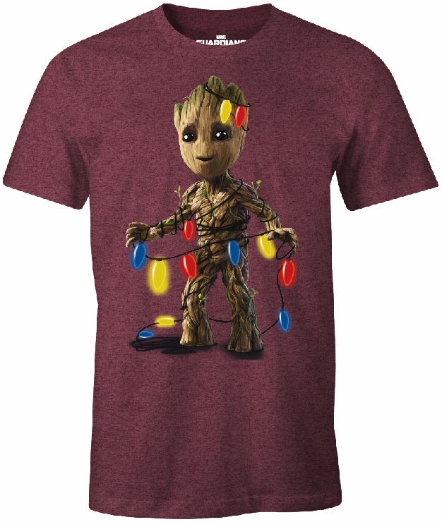 TShirt-People Groot Face – Maglietta Uomo 100% Cotone – Stampata In Germania Con GOTS