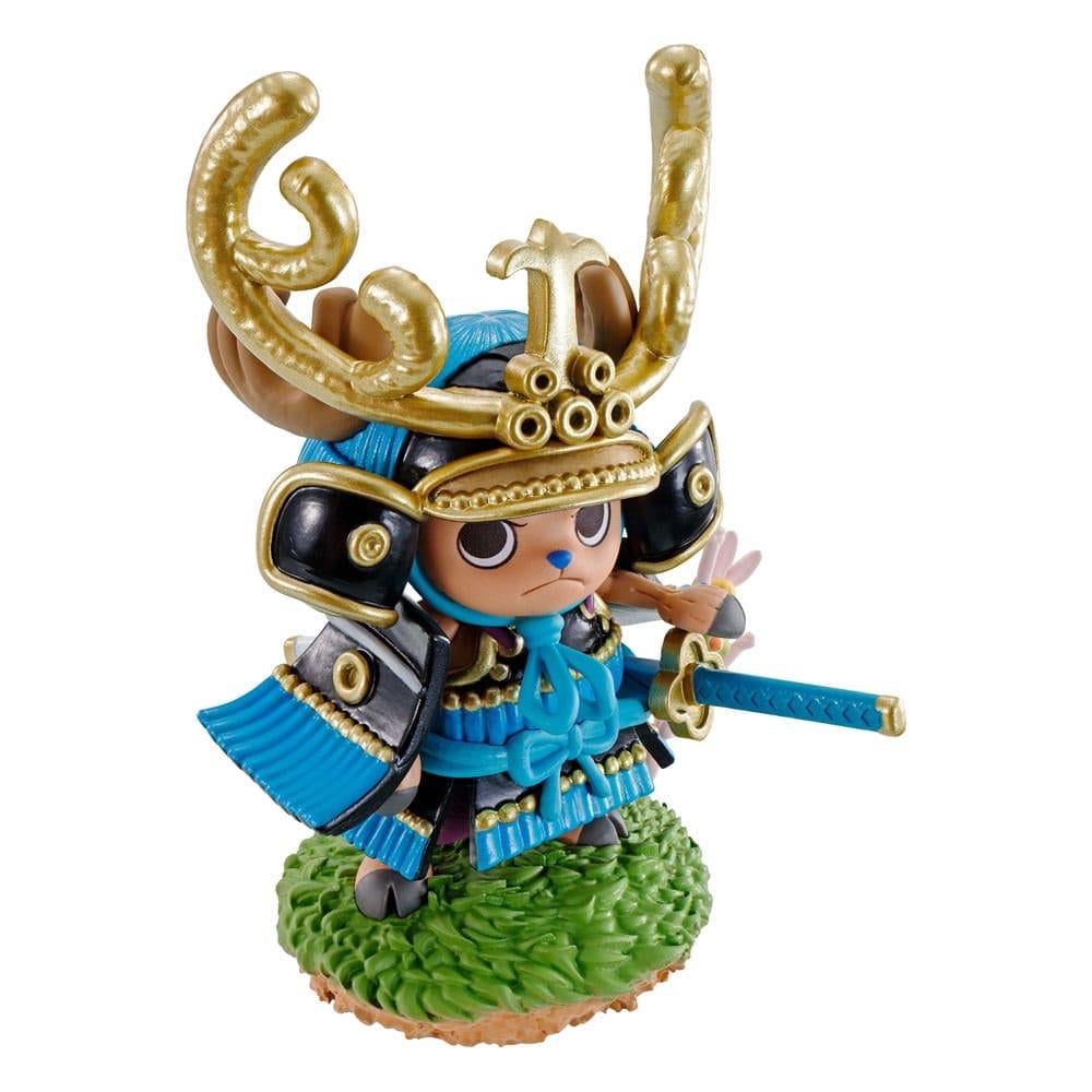 ONE PIECE - Logbox Re Birth Wanokuni - 4 Statue Set Petitrama 9cm - 2