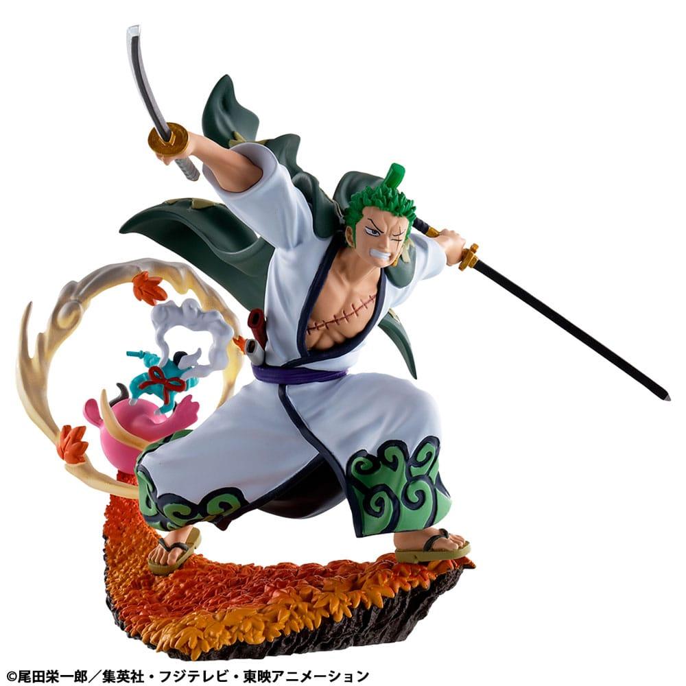 ONE PIECE - Logbox Re Birth Wano Kuni - 4 Statue Set Petitrama 9cm - 5