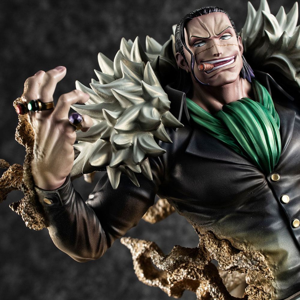 ONE PIECE MAS Maximum Sir Crocodile Statue Excellent Model 26cm Figurines