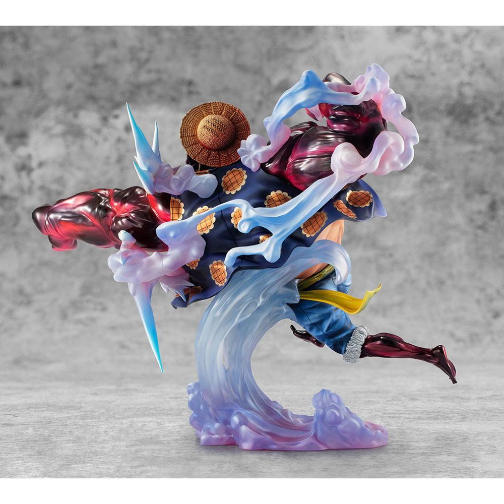 Cosmic Group Megahouse One Piece - Monkey D. Luffy Gear 4 Boundman V2, Statuetta P.O.P, 27 Cm - 3