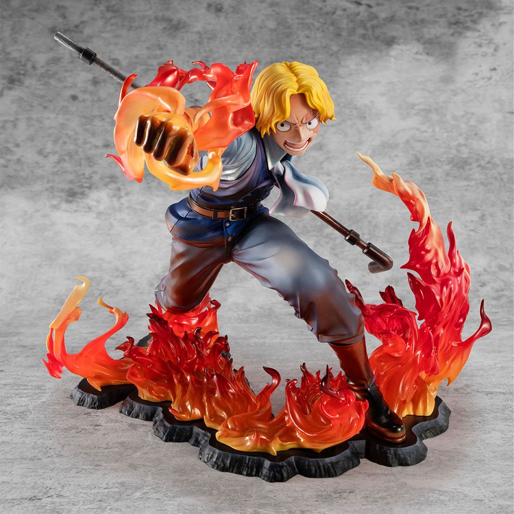 ONE PIECE - Sabo Fire Fist - Statuette PVC P.O.P. - 15cm_IMAGE_1