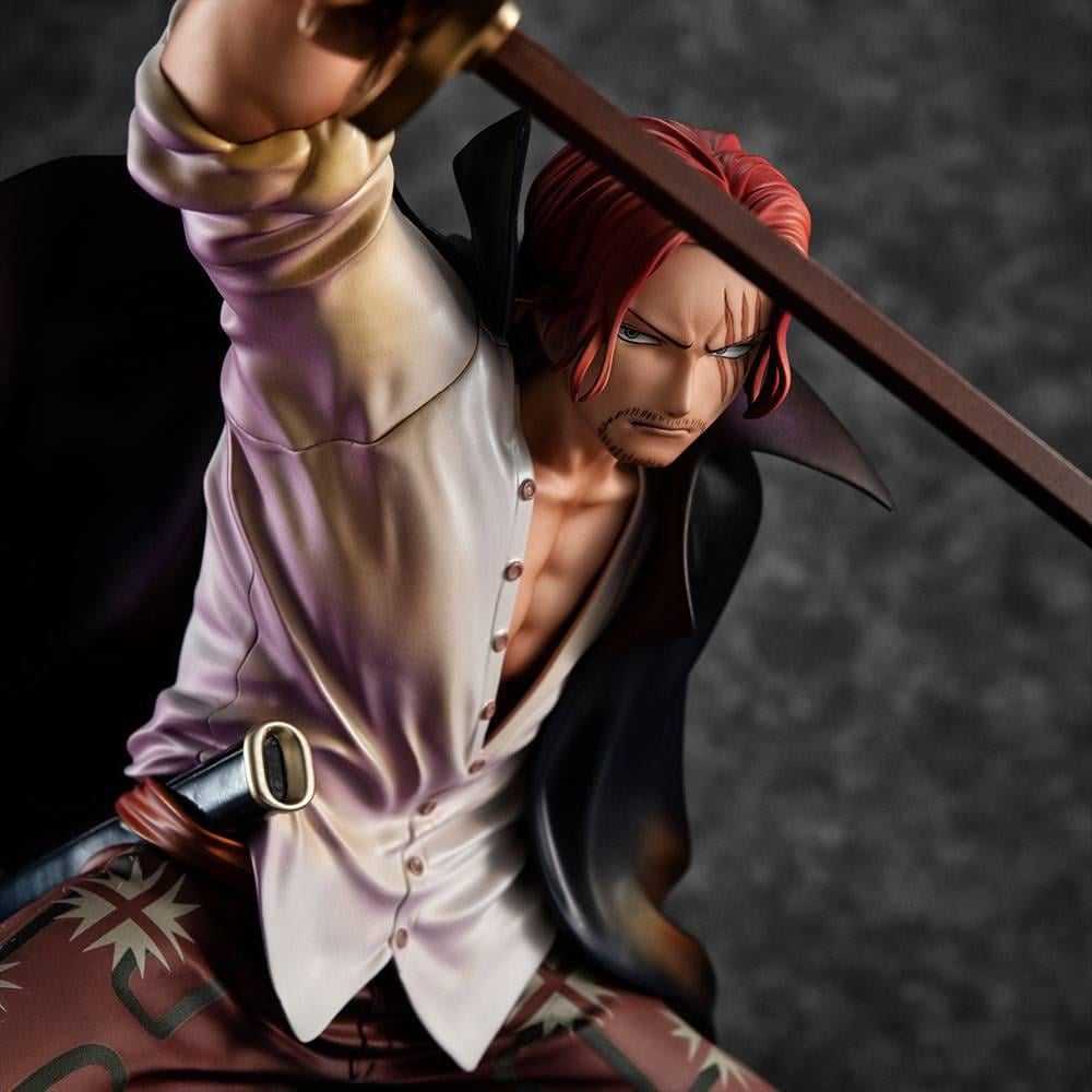 ONE PIECE - Red-Haired Shanks -Statuette Playback Memories P.O.P. 21cm - 3