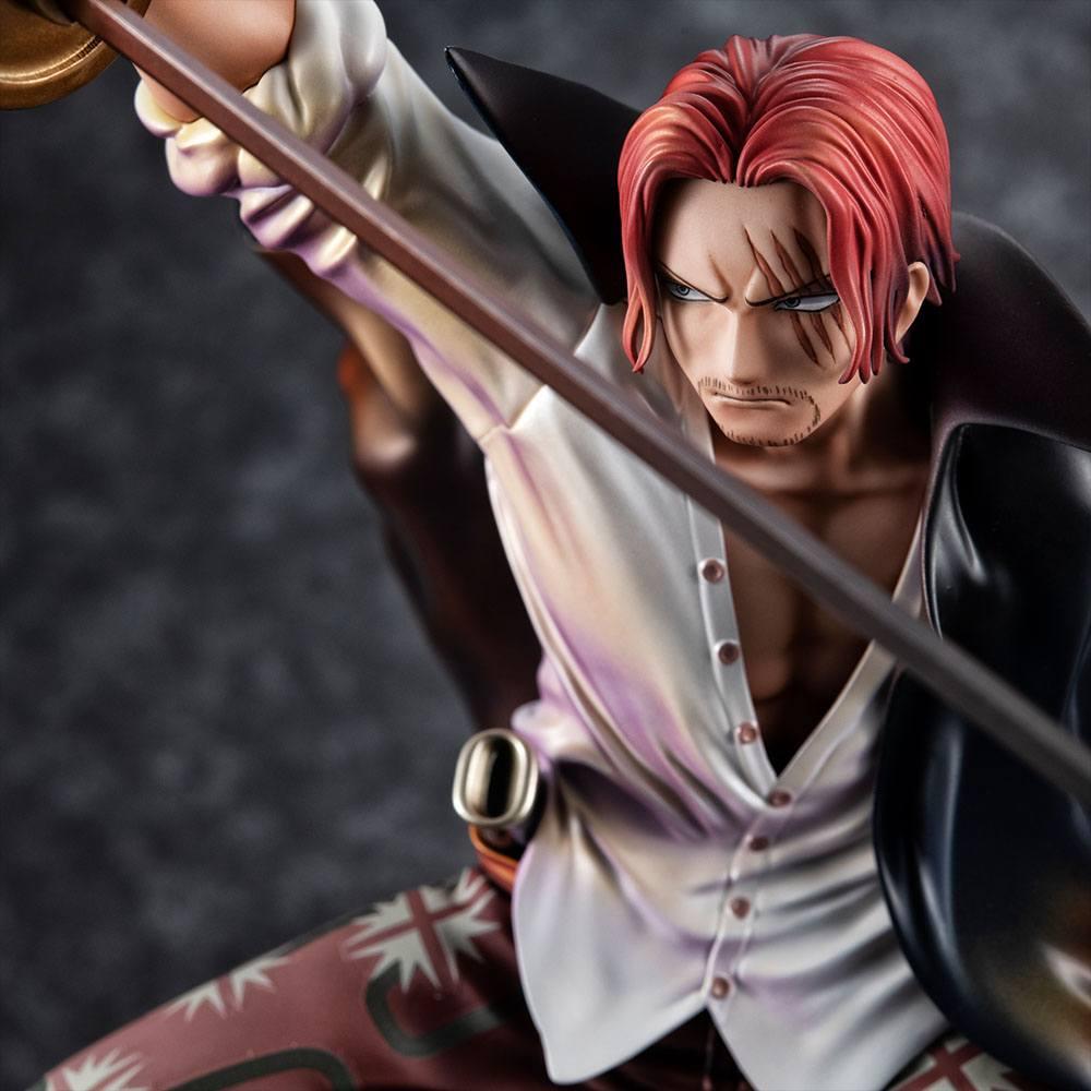 ONE PIECE - Red-Haired Shanks -Statuette Playback Memories P.O.P. 21cm - 5