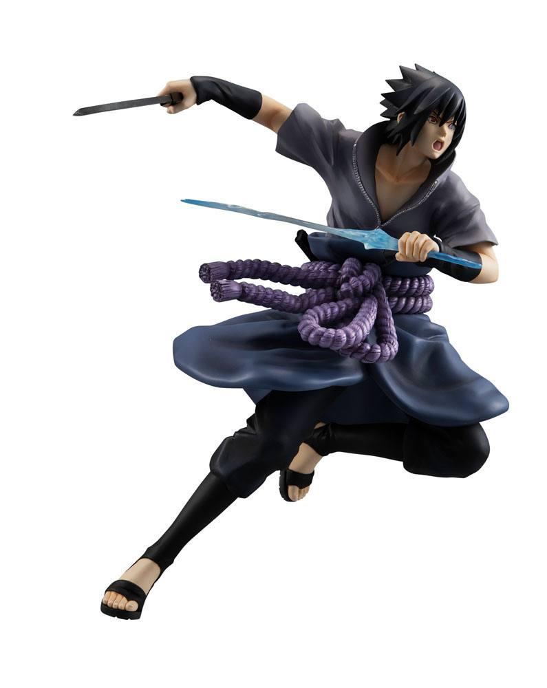 NARUTO figurine Sasuke Uchiha SH Figuarts en PVC 13,5 cm