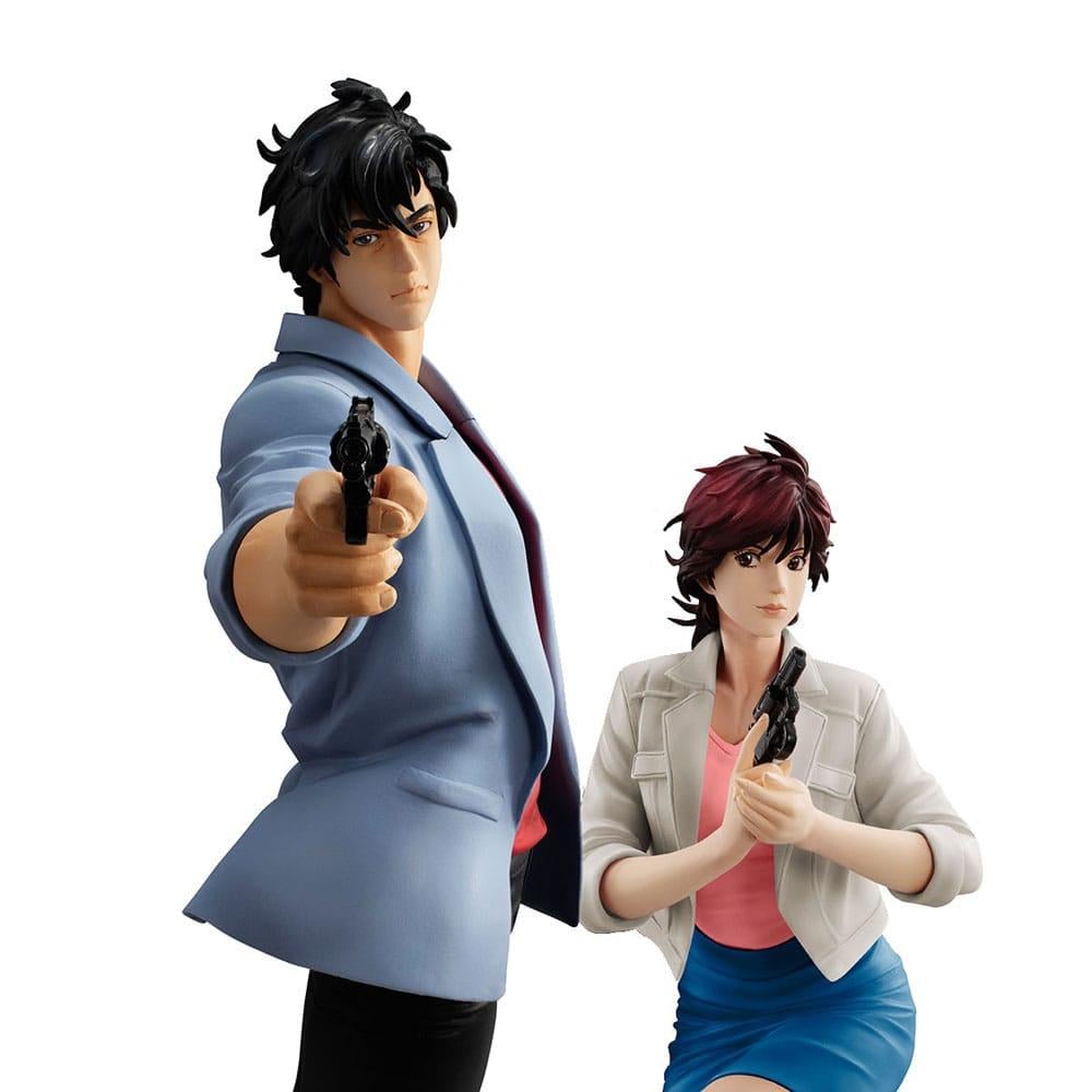 CITY HUNTER - Saeba Ryo & Makimura Kaori - Statuette G.E.M. 17 & 25cm - 4