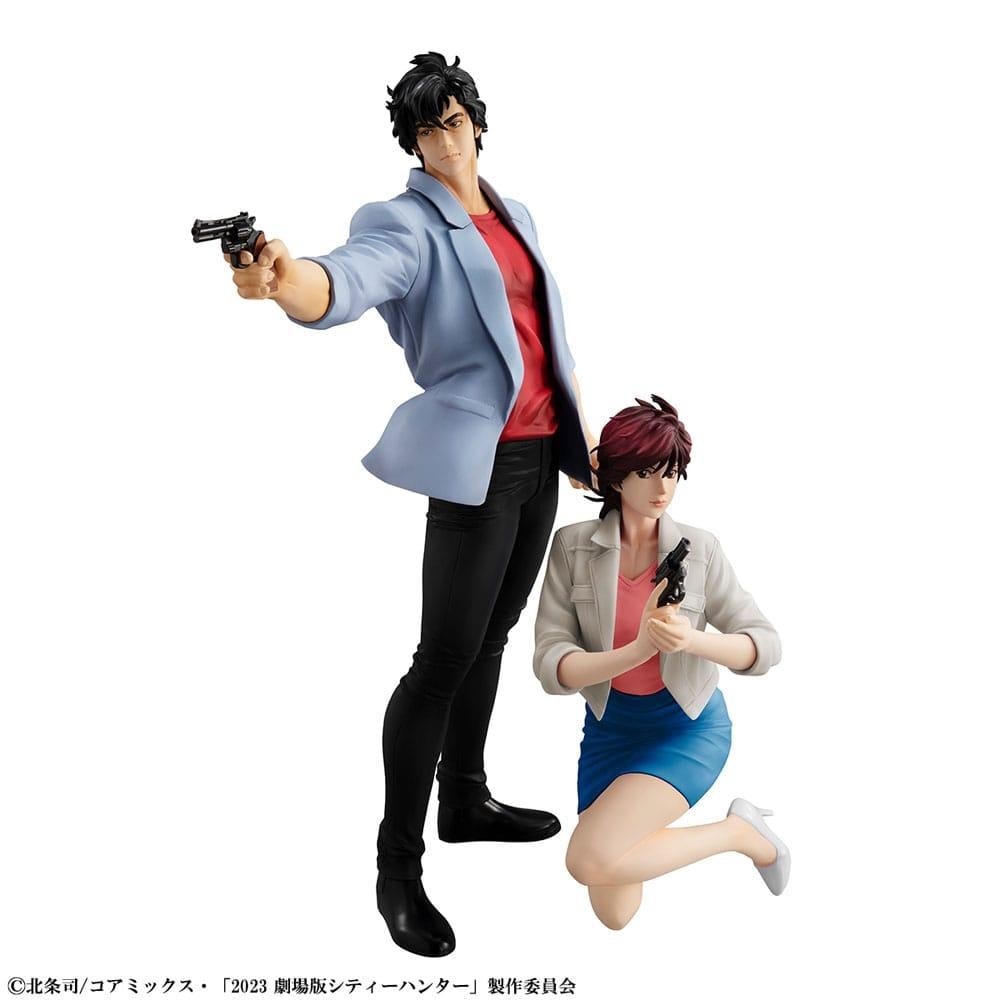 CITY HUNTER - Saeba Ryo & Makimura Kaori - Statuette G.E.M. 17 & 25cm - 5