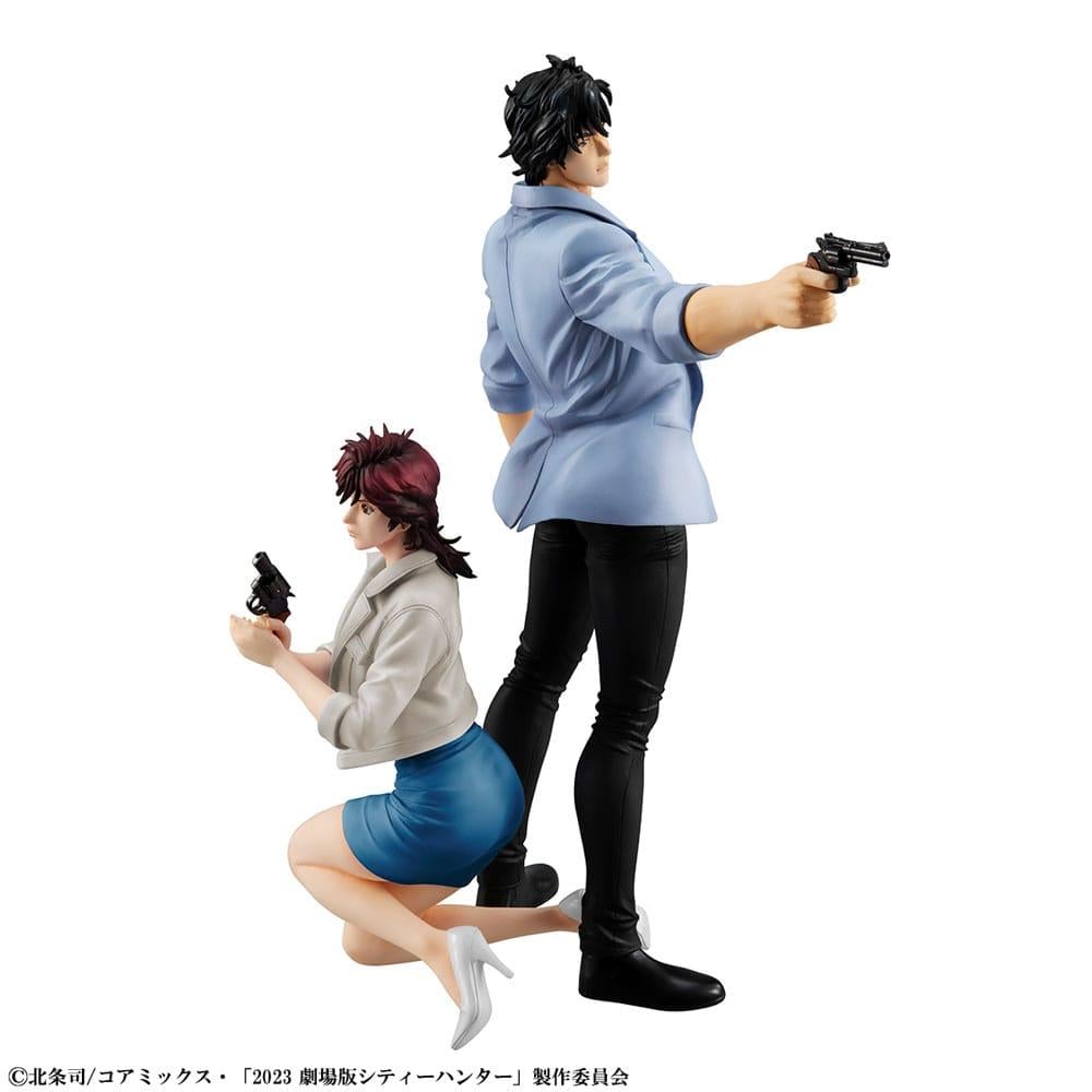 CITY HUNTER - Saeba Ryo & Makimura Kaori - Statuette G.E.M. 17 & 25cm - 6