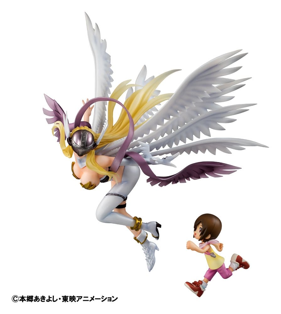 DIGIMON - Angewomon & Hikari Yagami - Statuette G.E.M. 22cm