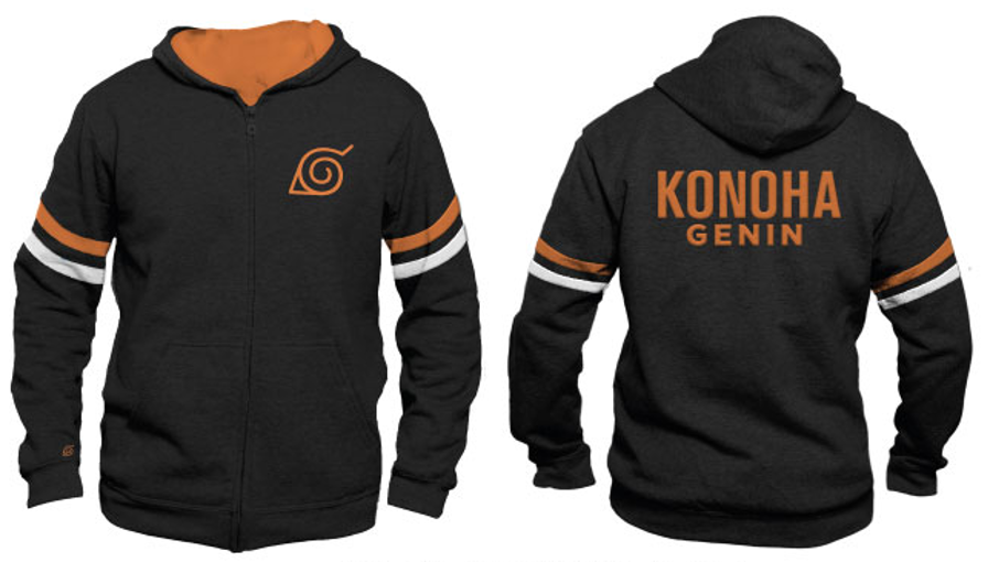 NARUTO - Konoha Genin - Sweat à capuche (XXL) - 2