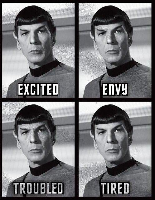 STAR TREK - T-Shirt Spock Many Emotions - Black (S) - 5