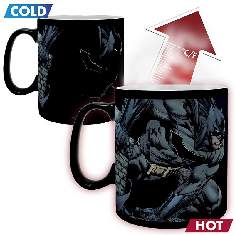 Tazza Termocromatica Batman 300ml – DC Comics, La Tazza Che Cambia Con Il Caldo, Regalo Ufficiale Per Fan