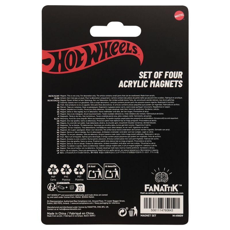 HOT WHEELS - Location - Set of 4 magnets - 3