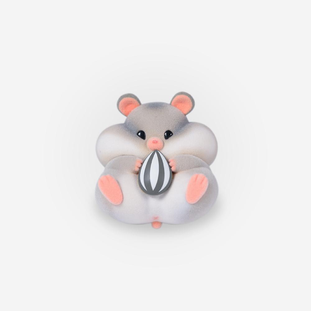 FLOCKING RICH HAMSTER - Hamster's Daily life - 4-7cm (Assort 6 Pcs) - 2
